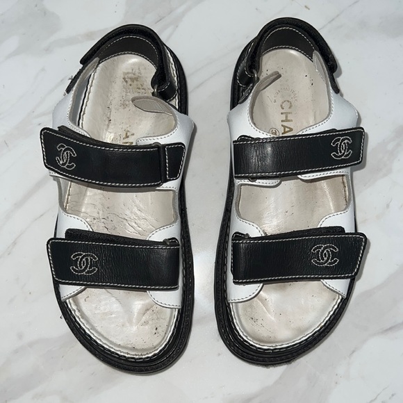 CHANEL Shoes - Vintage Chanel Dad Sandals
